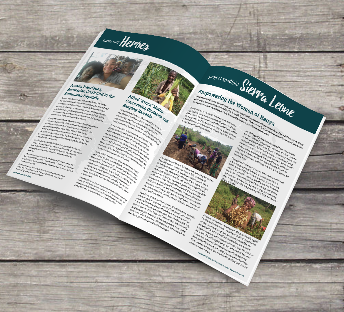 Just Hope International Quarterly Newsletter