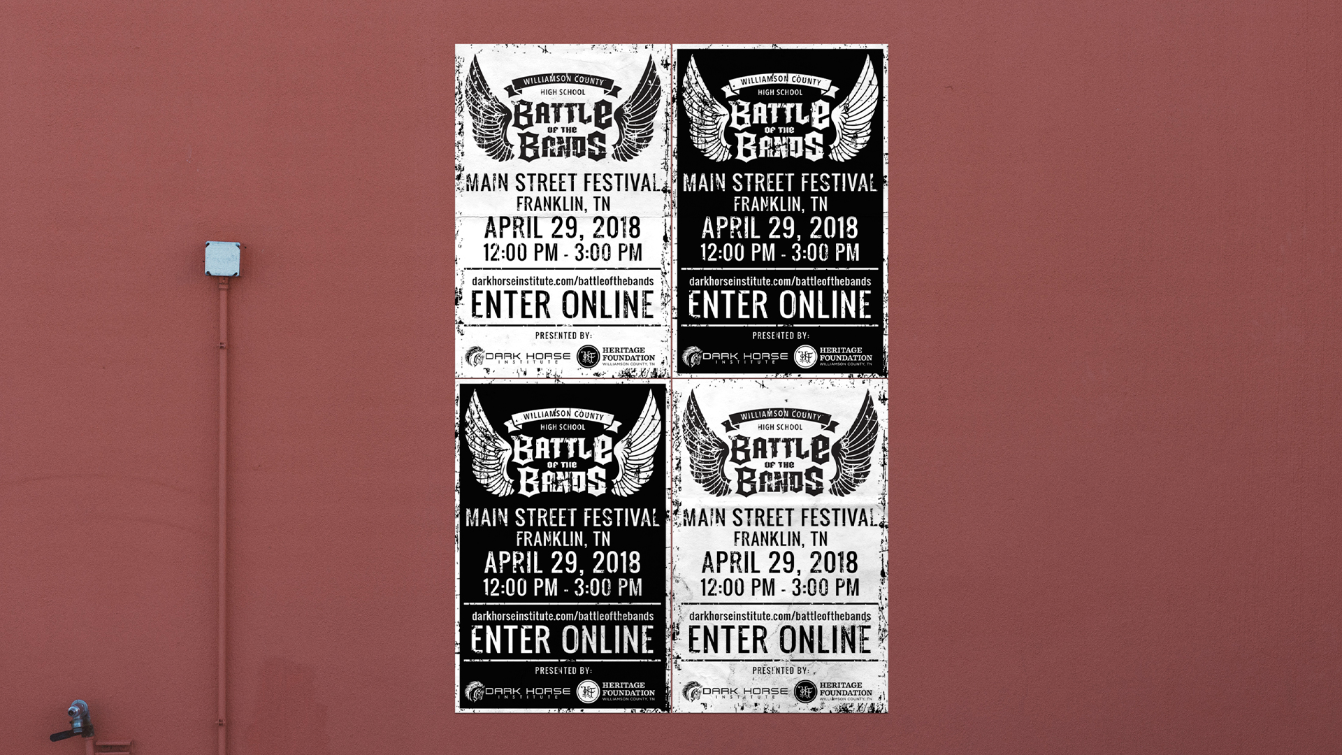 Dark Horse Institute Battle of the Bands Poster