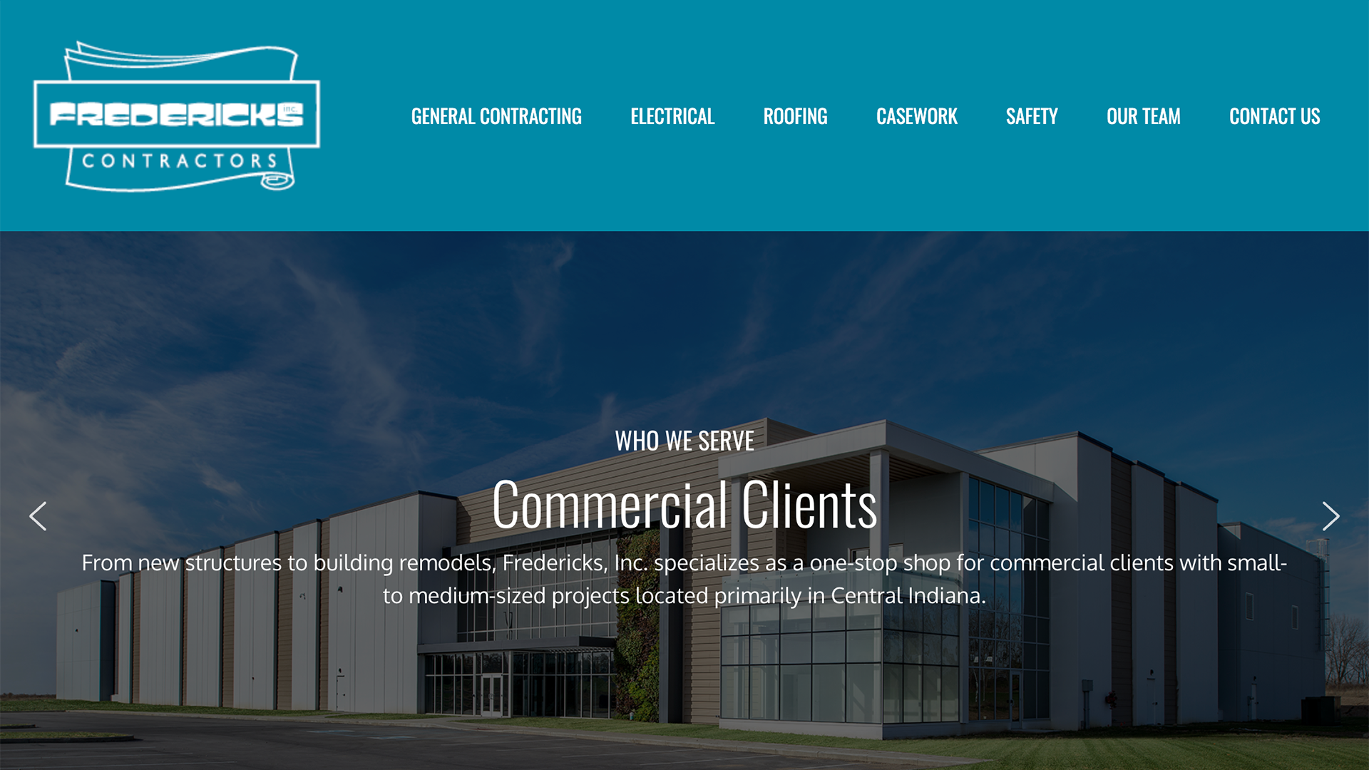 Fredericks, Inc. Website