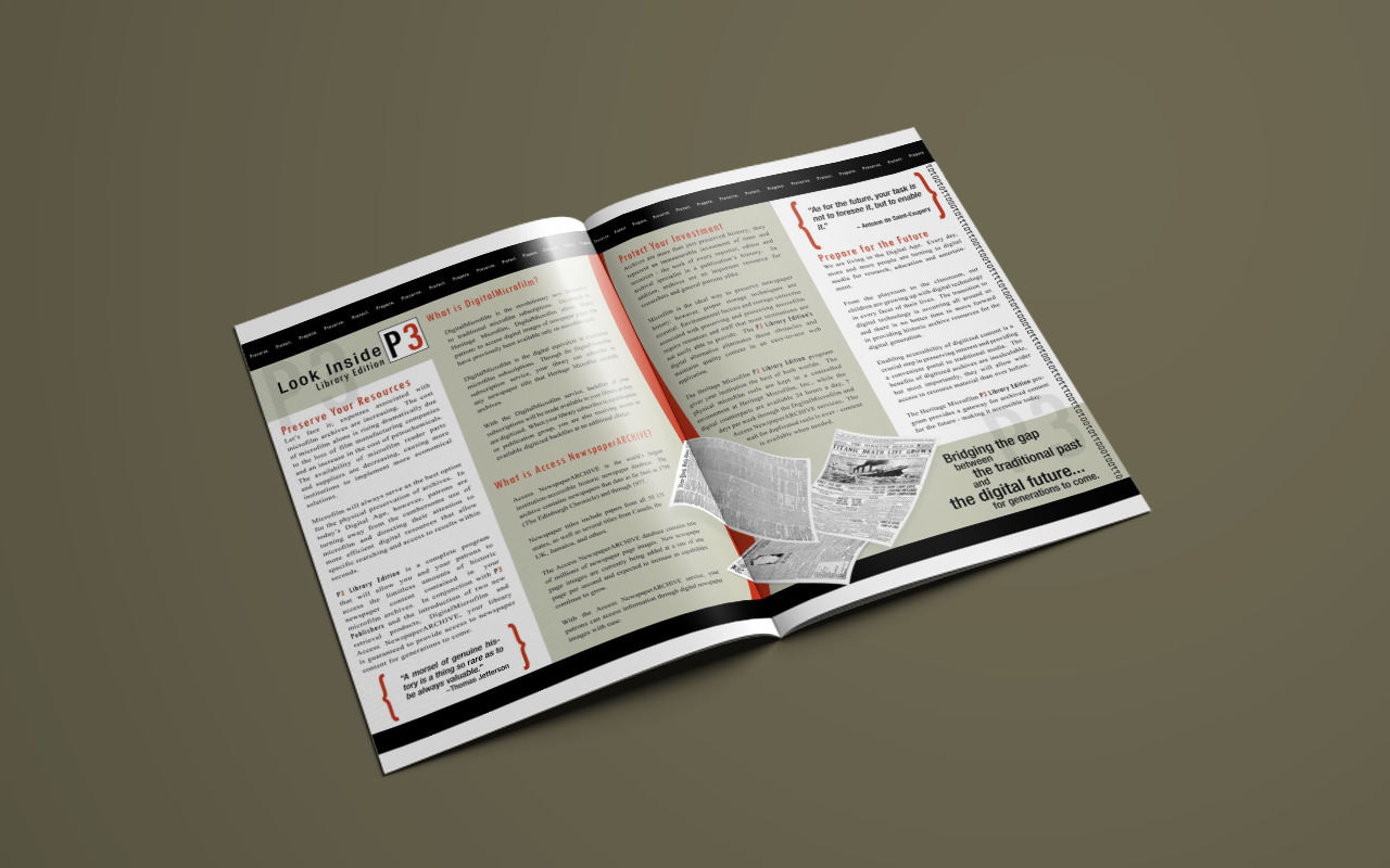 Heritage Microfilm P3 Brochure